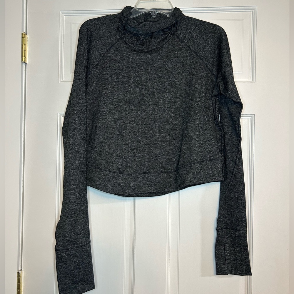 PRANA Cropped Cowl Neck Long Sleeve